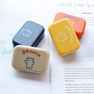 B10 水盒收纳盒 像鱼ins带镜子隐形眼镜盒子 伴侣护理盒美瞳盒