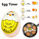 鸡蛋变色计时器 美味软煮鸡蛋烹饪厨房树脂创意鸡蛋生熟观测器