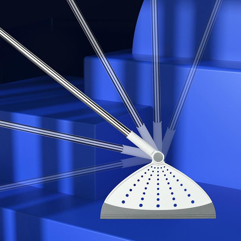 软弹刮头两用扫把旋转清洁死角扫帚不锈钢魔术刮水器浴室扫水器