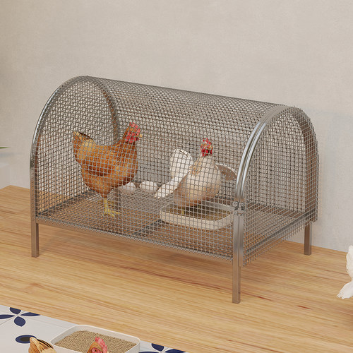 鸡笼家用室外养鸡专用笼铁丝网新型防雨跑道鸡舍走地鸡养殖笼铁笼