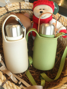 通用大肚杯杯套适用苏泊尔1000ML 1.2L保温杯保护套斜跨手提壶包