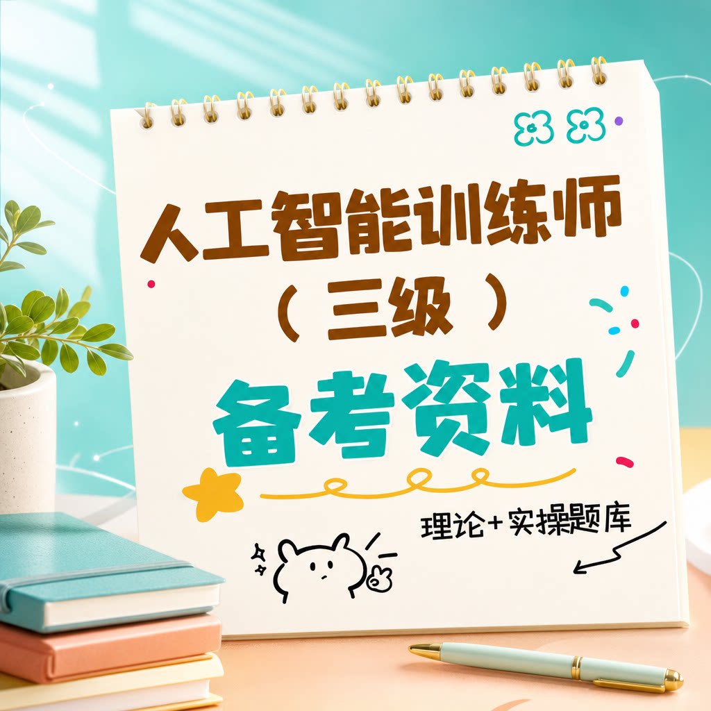 2026AI人工智能训练师三级备考高频考点理论实操真题题库全套资料