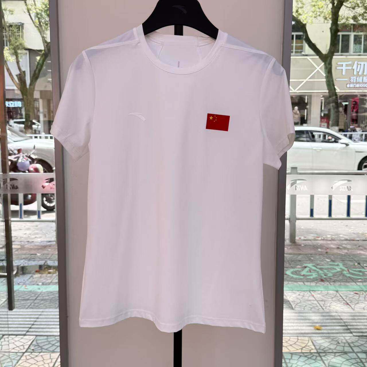 安踏短袖T恤女2026夏新款速干冰肤健身跑步训练圆领上衣运动t恤