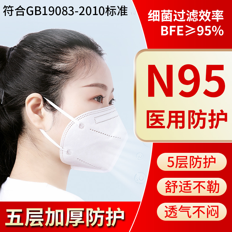 n95口罩官方正品医用n95医用防护口罩医疗级别官方正品旗舰店CQ 医疗器械 口罩（器械） 原图主图