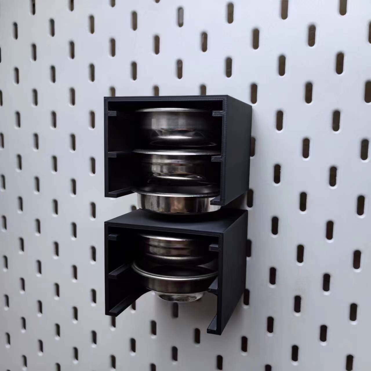 咖啡58mm粉碗架收纳盒 宜家斯考迪斯洞洞板适用挂架3D打印配件