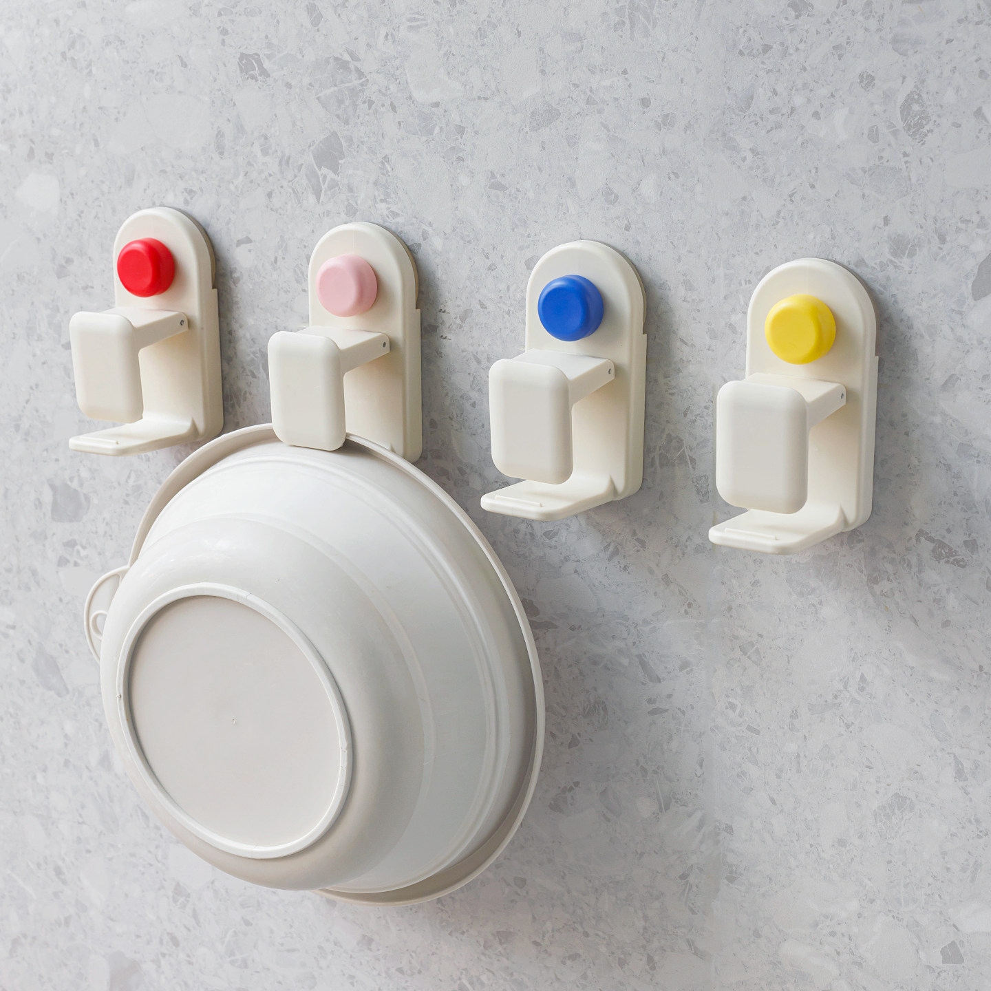 可调节吸盘脸盆挂钩 卫生间免打孔壁挂小孩宝宝浴盆洗脸盆收纳架,家庭/个人清洁工具,脸盆架,淘宝优惠券,粉丝福利购,淘宝优惠卷