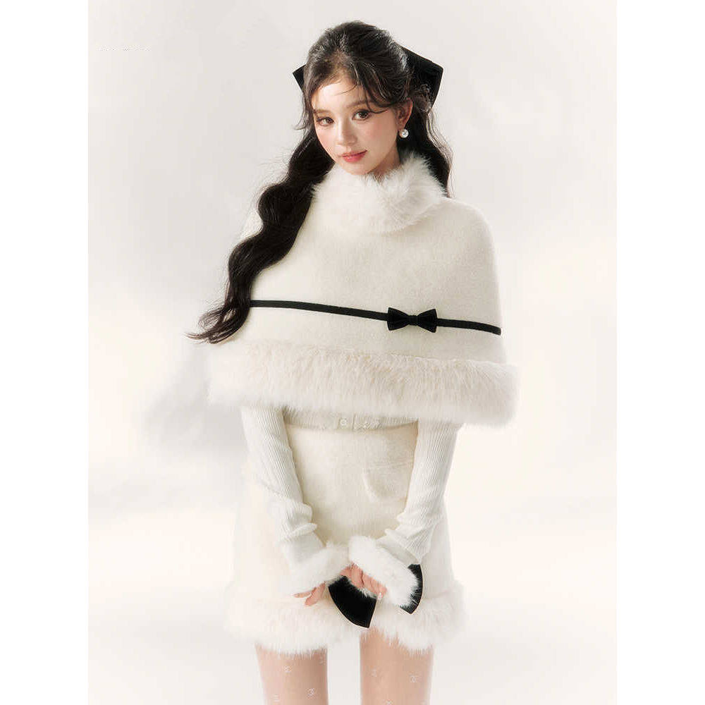 富家千金奶油丝绒毛绒套装女冬季爆款高级设计气质显瘦毛呢两件套,女装/女士精品,时尚套装,淘宝优惠券,粉丝福利购,淘宝优惠卷