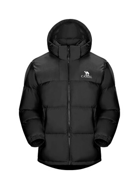 骆驼小太阳羽绒服男女新款冬季加厚保暖石墨烯自发热连帽可拆帽