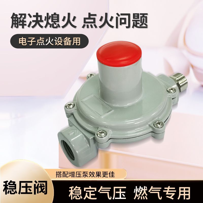 天然气稳压阀管道燃气气体稳压器增压泵稳定气压配件通用
