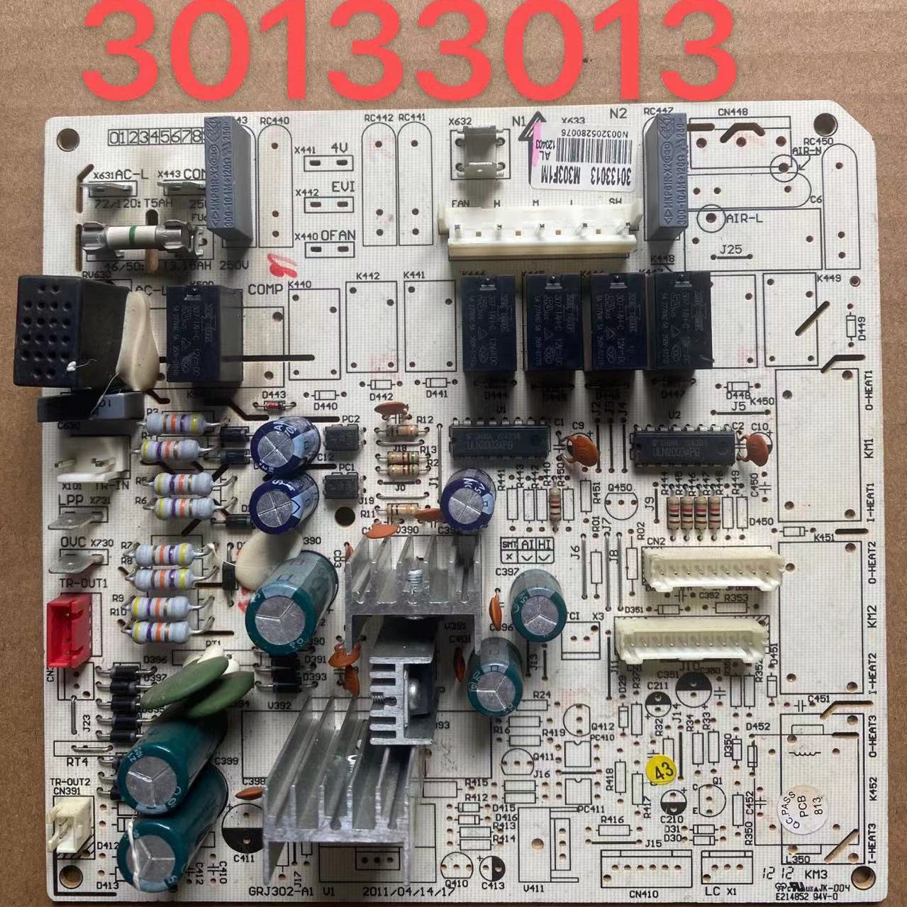 适用格力五匹清新风单冷空调电脑板30133013 M303F1M主板GRJ302-A