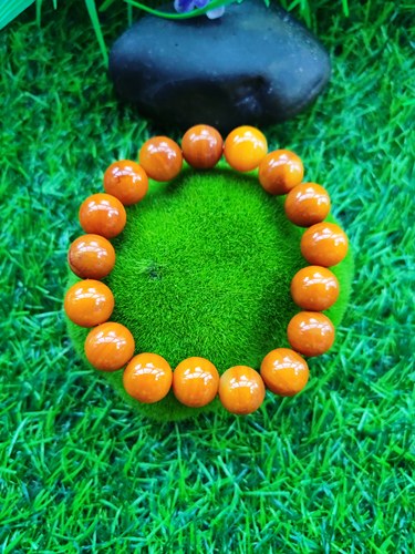 招财进宝玉石手钏卡13鸡油黄可定做貔貅手链正品黄龙玉手链手串2#