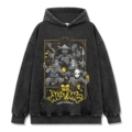 Washed Black Hooded Sweatshirt
