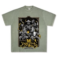 Washed Army Green Short Sleeves