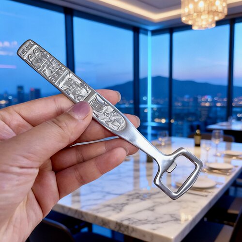 出口加厚 304不锈钢啤酒开瓶器瓶起子个性创意多功能开盖器起盖器