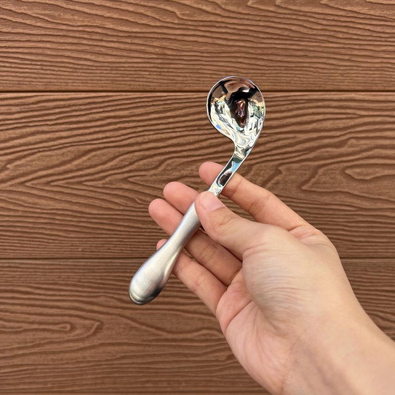 德国宝宝婴儿吃饭训练勺不锈钢