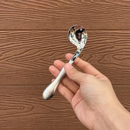 德国宝宝婴儿吃饭训练勺不锈钢