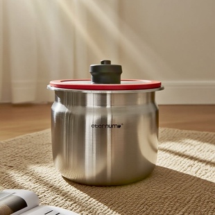 出口德国家用米桶不锈钢杂粮防虫防潮储存罐304面粉缸密封装米箱