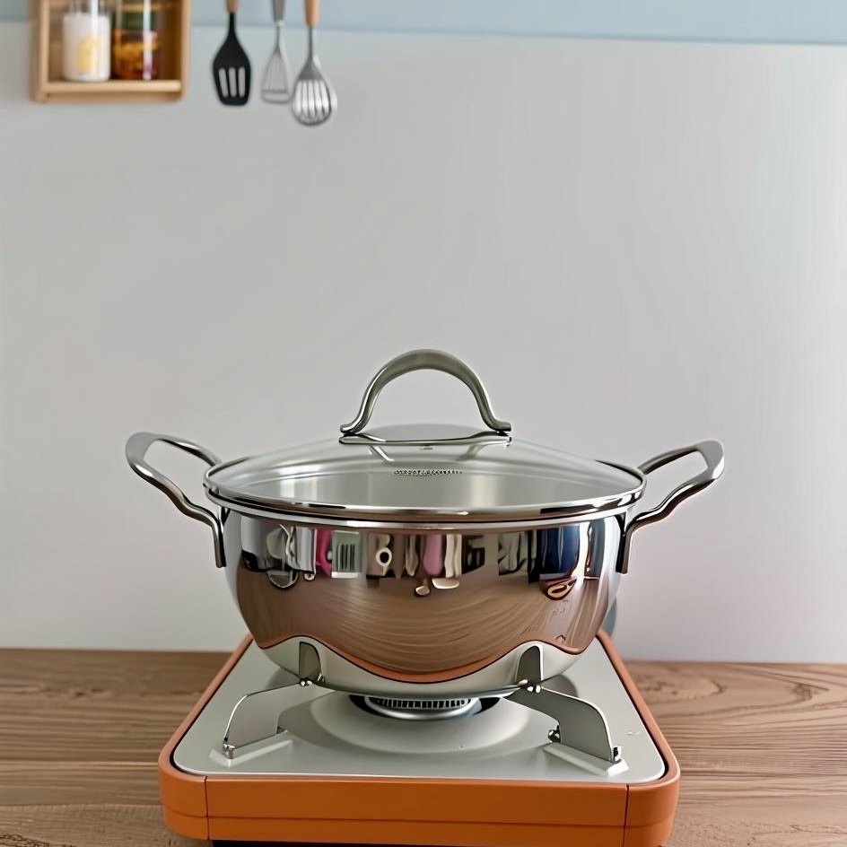 出口美国304不锈钢奶锅汤锅煮面锅电磁炉燃气灶通用,厨房/烹饪用具,汤锅/汤桶/卤肉桶,淘宝优惠券,粉丝福利购,淘宝优惠卷