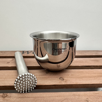 18/10不锈钢加厚实心捣蒜器