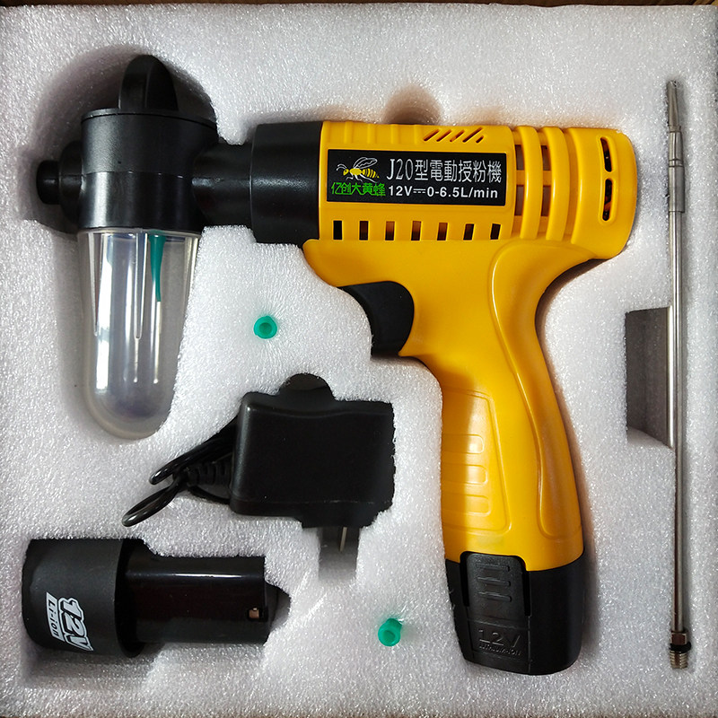 大黄蜂电动授粉枪猕猴桃苹果梨桃火龙果果树点花工具神器花粉授粉