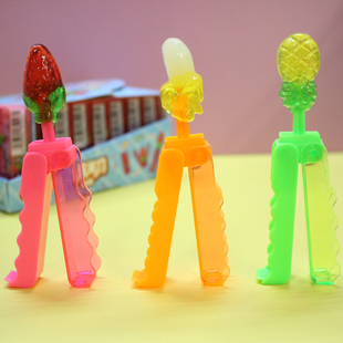 好心情水果小刀硬糖混合味儿童糖果菠萝草莓香蕉造型