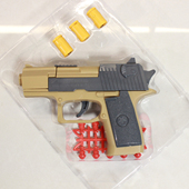 沙漠鹰抛壳手枪左轮枪武器模型玩具亲子互动14岁以上一键抛壳