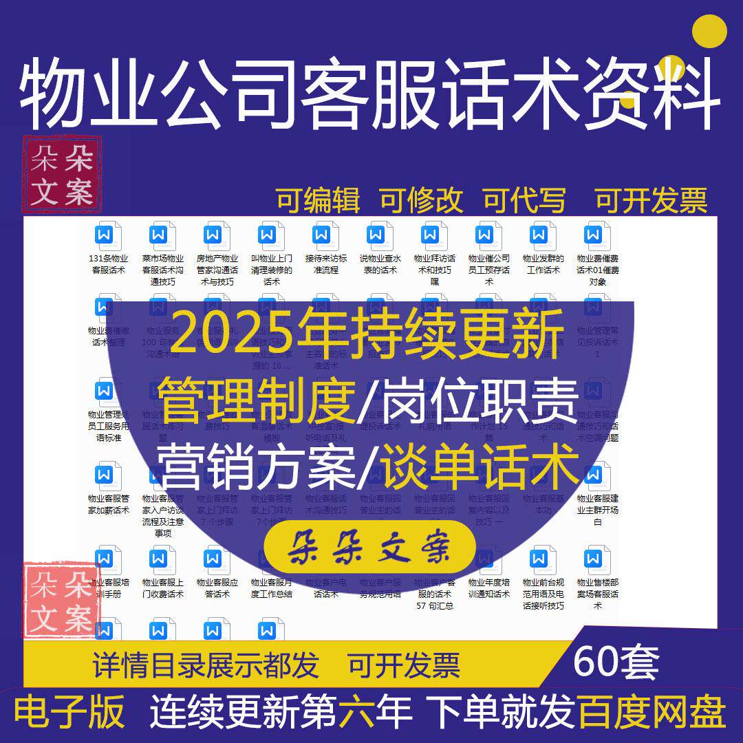 物业管理资料客服部培训PPT课件投诉处理礼仪话术物业费催缴技巧