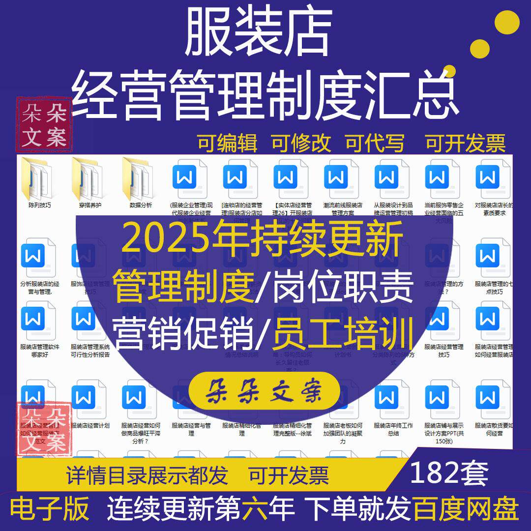 服装店活动策划方案经营管理促销技巧陈列话术销售营销员工培训