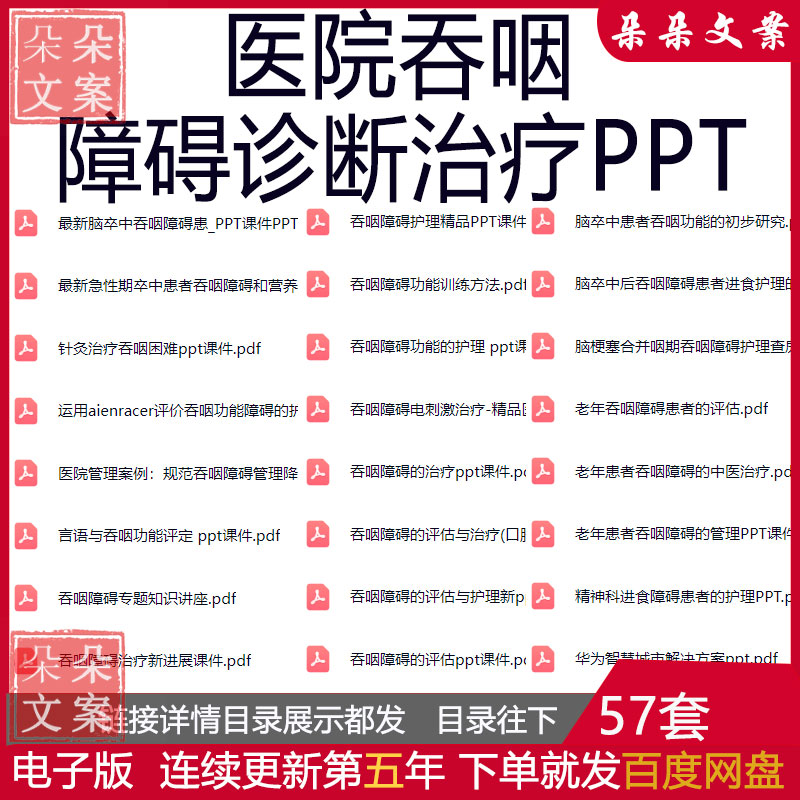医院吞咽障碍诊断治疗ppt模板吞咽障碍护理言语与吞咽功能评定