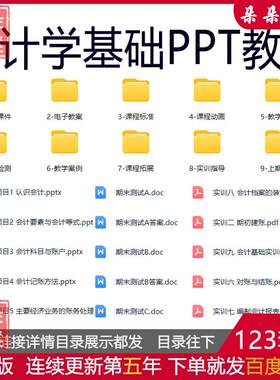 会计学基础ppt课件word教案会计科目与账户会计记账方法教学案例