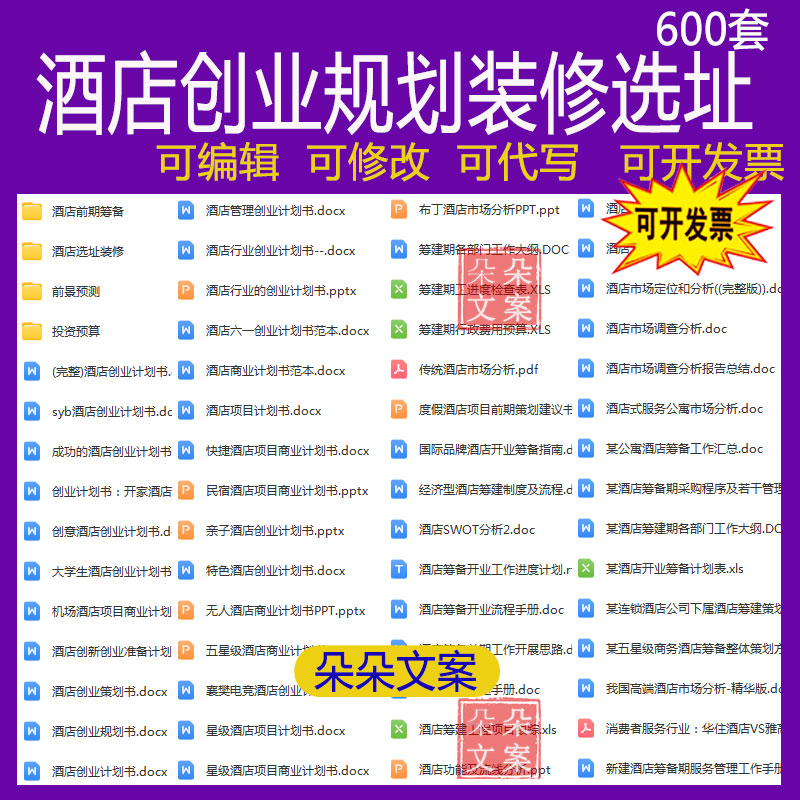 酒店创业规划开业筹备选址装修修效果图投资预算方案装修报价模板