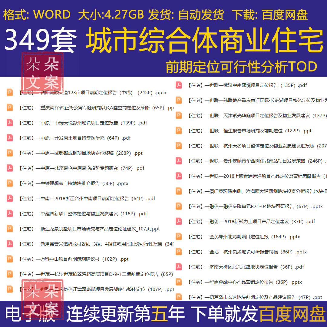 前期定位可行性分析TOD商业地产策划项目规划研究策略方案报告