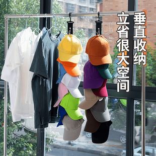 学生宿舍好物帽子收纳神器家用免打孔挂钩玄关墙柜上衣架门后挂钩