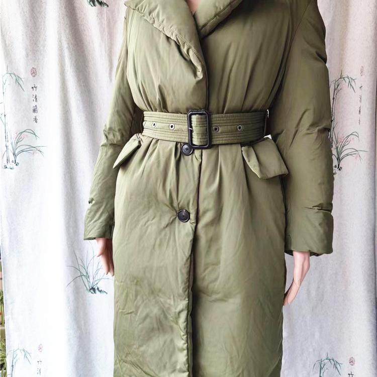 羽绒服女外套冬季新款时尚休闲修身显瘦通勤中长款保暖防寒棉大衣