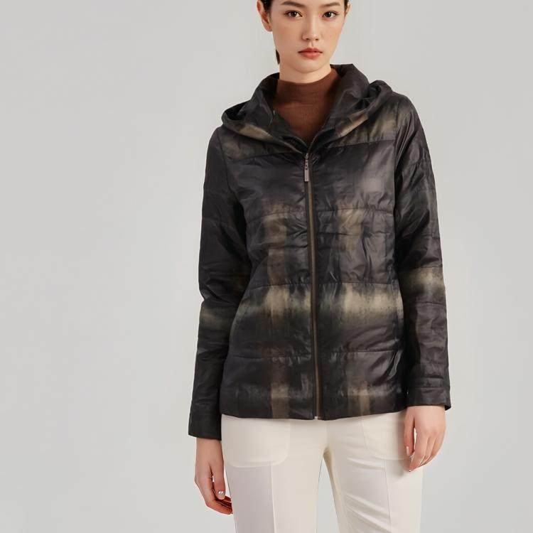 羽绒服女短外套秋冬季新品时尚修身显瘦柔软舒适小个子薄款棉袄