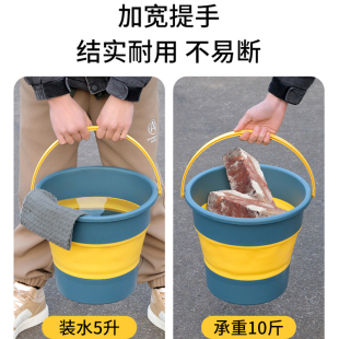 车载垃圾桶车内置物桶雨伞收纳可折叠干湿两用垃圾袋实用设计