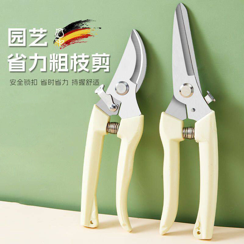 剪树枝剪刀专用花剪园艺园林修枝园丁剪嫁接强力采摘省力修水果树