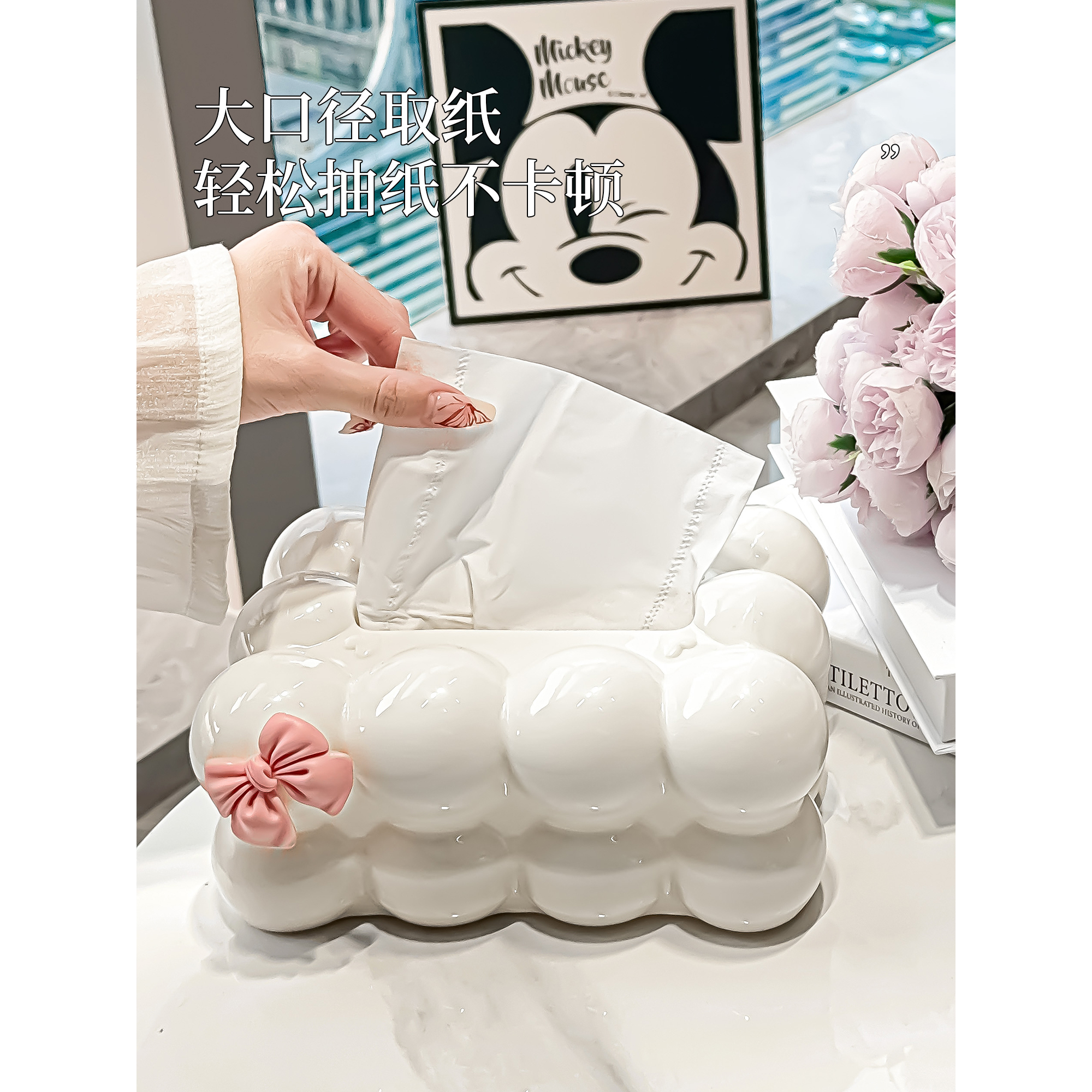 纸巾盒家用客厅桌面轻奢高档茶几纸抽盒子餐巾纸抽纸收纳盒高级感