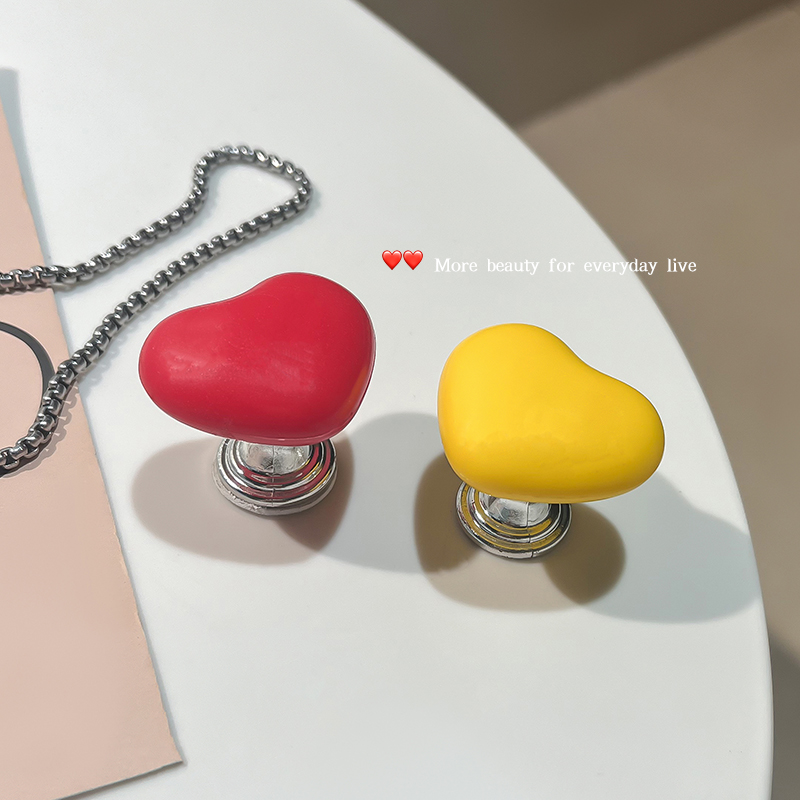 心形马桶按压器按钮美甲店专用新款实用长延冲水开关配件通用设计