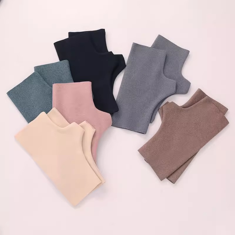 自发热加绒双面德绒半指手套男女冬保暖露指学生打字开车短款实用