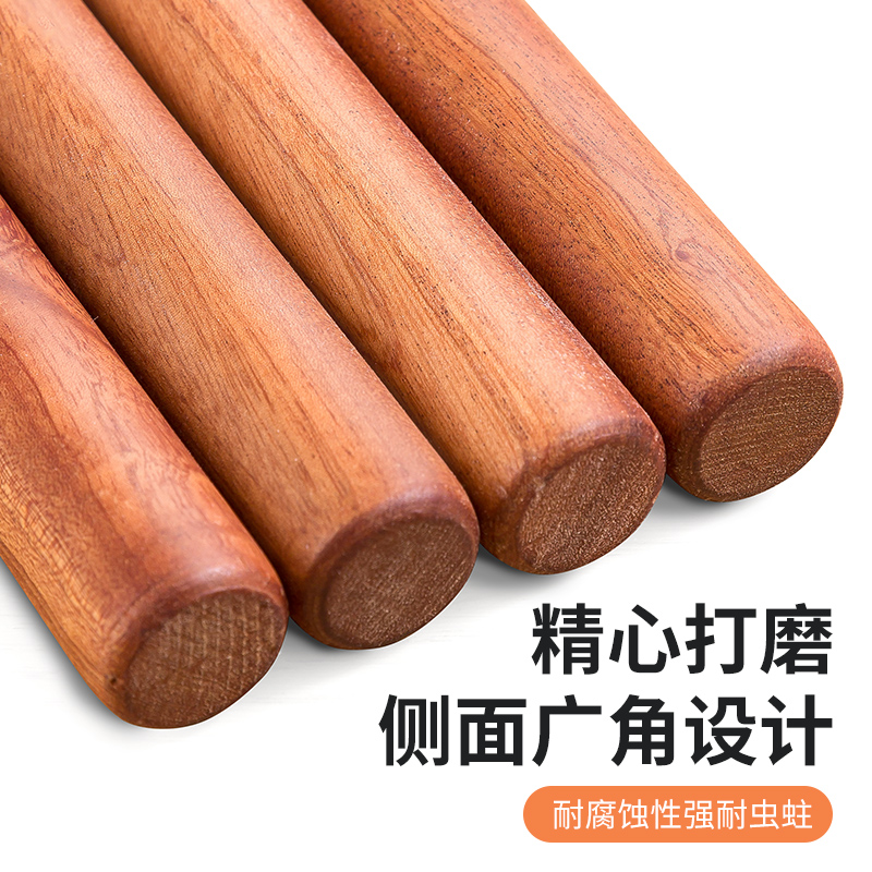 乌檀实心木擀面杖擀饺子皮面条
