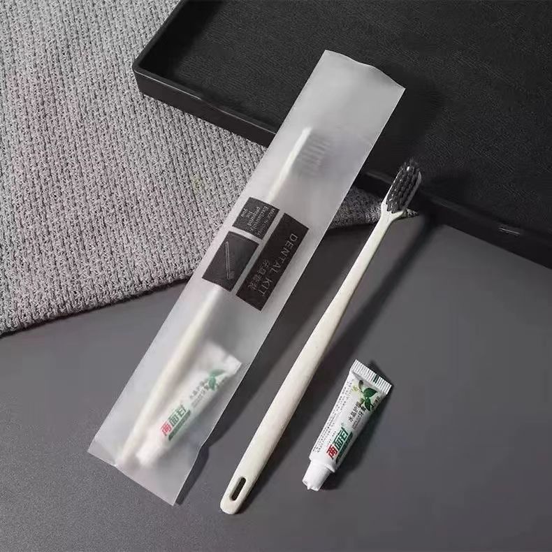 一次性民宿牙刷牙膏软毛便携二合一洗漱套装酒店待客实用礼品