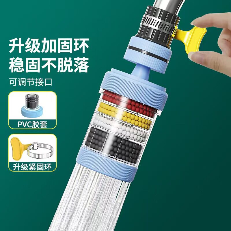 水龙头延伸过滤器通用防溅嘴厨房净水神器家用自来水通用净化花洒