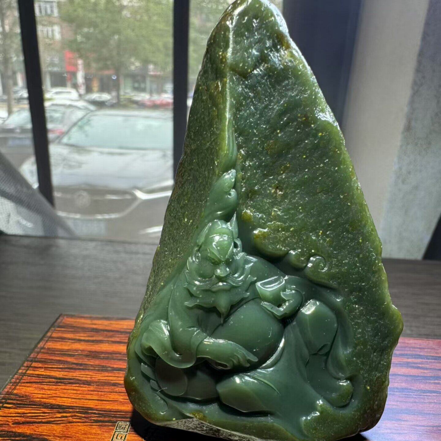 方圆自加工 定金 钟馗摆件析木河磨玉全壳独籽料和田玉高品质定制