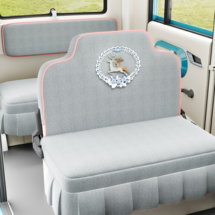 C3专用三轮车座套冬季 盛昊S6 加厚保暖全包座椅套 闪电