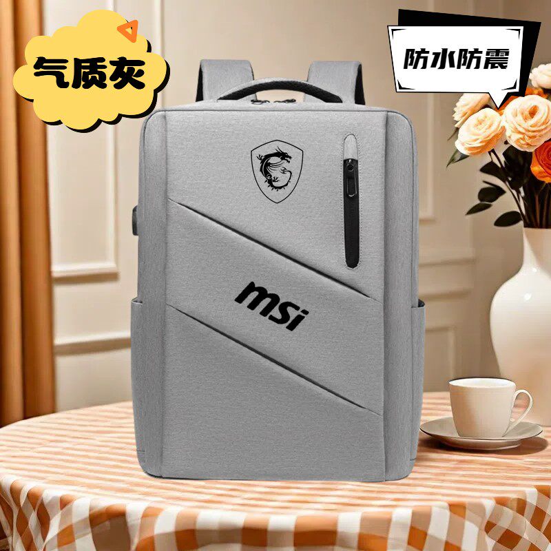 适用于微星MSI雷影15/17双肩神影16笔记本电脑包魔影15防震背包15.6寸旅行GF76书包星影15保护套刃影16