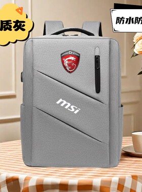 适用于微星MSI雷影15/17双肩包神影16笔记本电脑包泰坦GP78HX防震背包15.6寸旅行书包星影15保护套魔影16