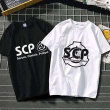 SCP基金会T恤夏季休闲男女二次元短袖动漫周边衣服宽松圆领纯棉