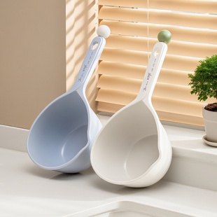 家用厨房水瓢加厚塑料水勺高颜值轻奢漂流舀子儿童洗头水舀子浇