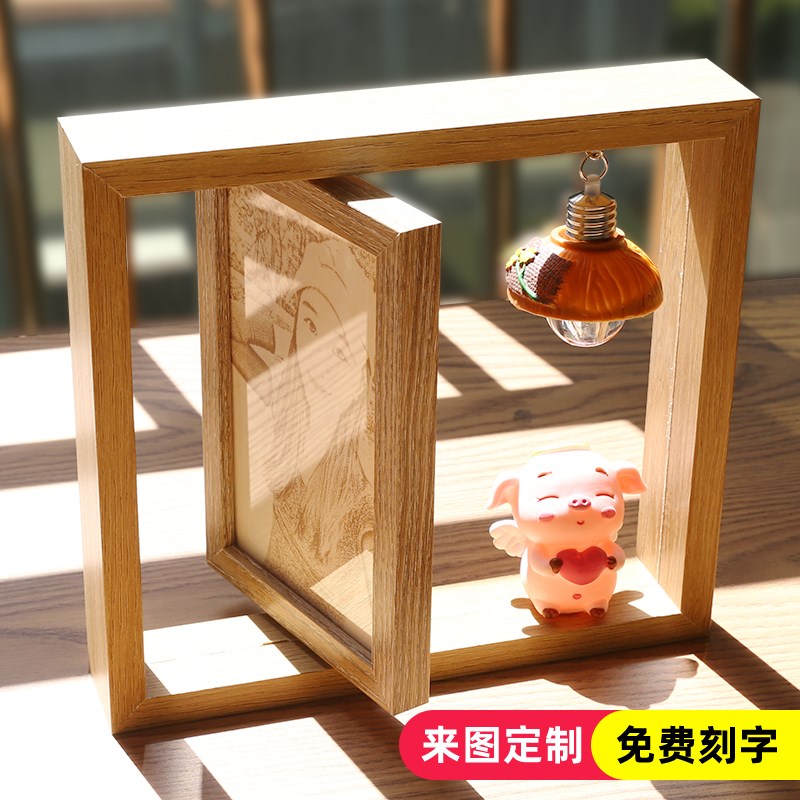 相框摆台创意木刻画6寸洗照片摆件来图定制做简约北欧风相框架diy|msdalam kategori Aksesori rumah, photo Frame/Frame - dari Buy2taobao.com untuk memberikan perkhidmatan ejen Taobao profesional membeli